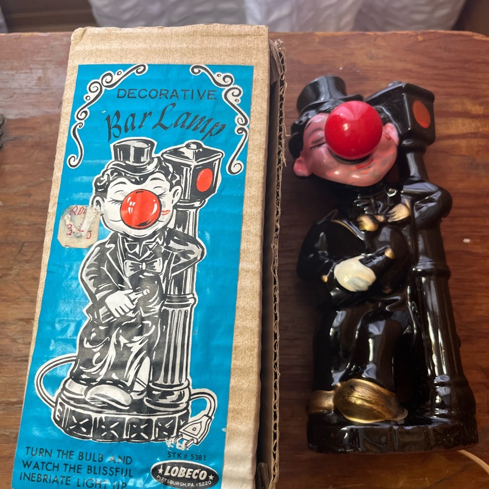 Vintage lobeco bar lamp